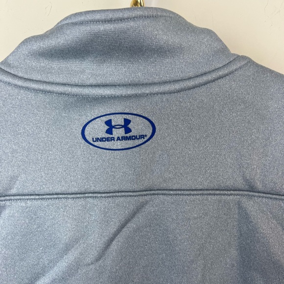 Under Armour Storm Gray Fleece Lined Pullover, Medium - Picture 4 of 6